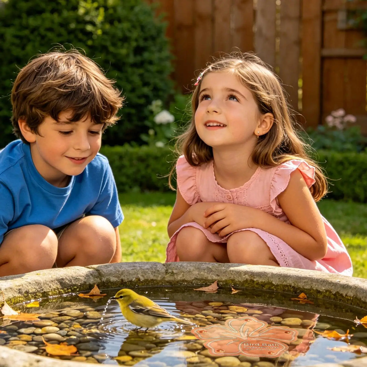 Copper Bird Bath Purifier Disk – Natural Ion Water Cleaner Bird Bath Accessory Axl