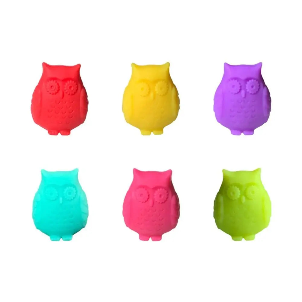 Reusable Silicone Wine Glass Markers – Multicolor Cup Tags Wine Glass Markers Axl Style 10
