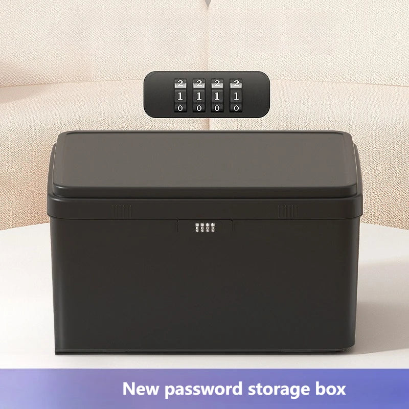 Portable Lockable Storage Box – 4-Digit Combination Lock Lockable Storage Box Axl