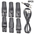 5V USB Replacement Charger Cable for Shaver & Hair Clipper USB Charger Cable Axl 8Pcs