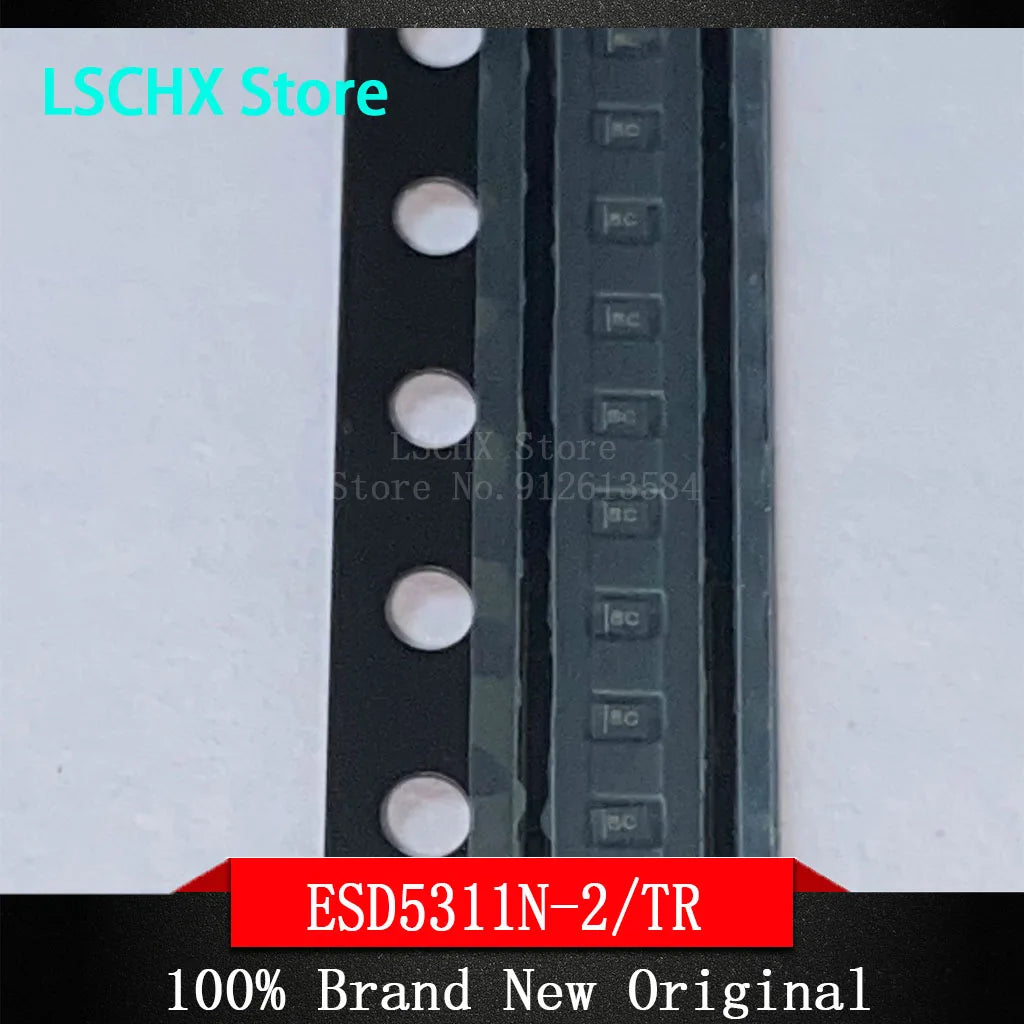 100 Pcs ESD5311N-2/TR DFN1006-2 Transient Voltage Suppressor TVS TVS Diode Pack Axl Default Title