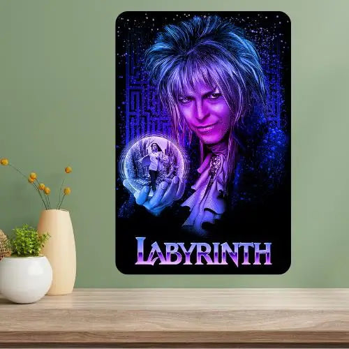 Labyrinth Classic Movie Metal Poster Sign | Vintage Wall Décor Metal Wall Sign Axl aluminum sign aluminum 40x30cm