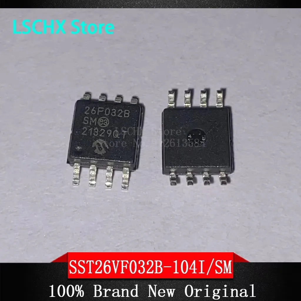 5pcs Mixed IC Chips – EEPROM, Microcontroller & Flash Memory Integrated Circuit Chips Axl