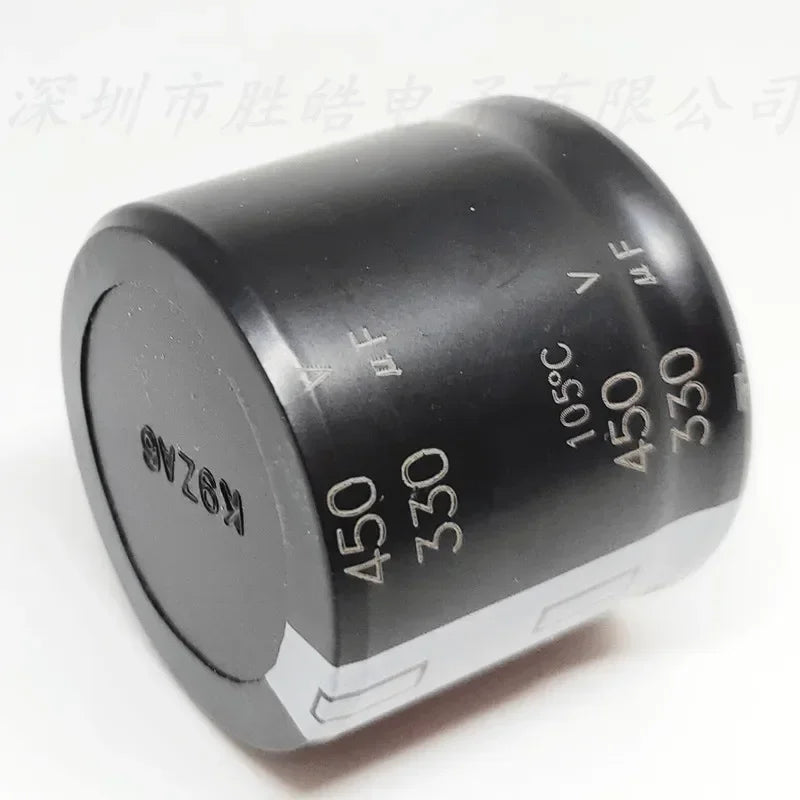 NioCen 450V 330UF Aluminum Electrolytic Capacitors 30x40mm 2-Pack Electrolytic Capacitor Axl