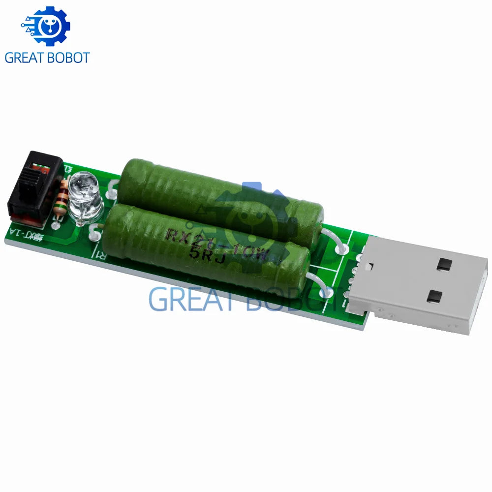 USB Mini Discharge Load Resistor & Digital Voltage Current Tester USB Voltage Tester Axl