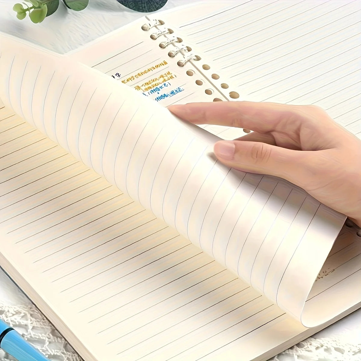 6-Pack Hardcover Spiral Notebooks – Lined Tear-Out Pages Spiral Notebook Set Axl