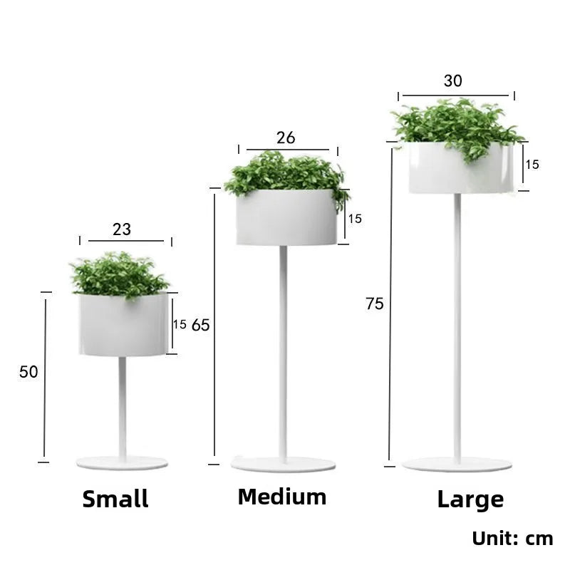 Nordic Iron Plant Shelf | Modern Flower Pot Stand – S/M/L Iron Plant Stand Axl