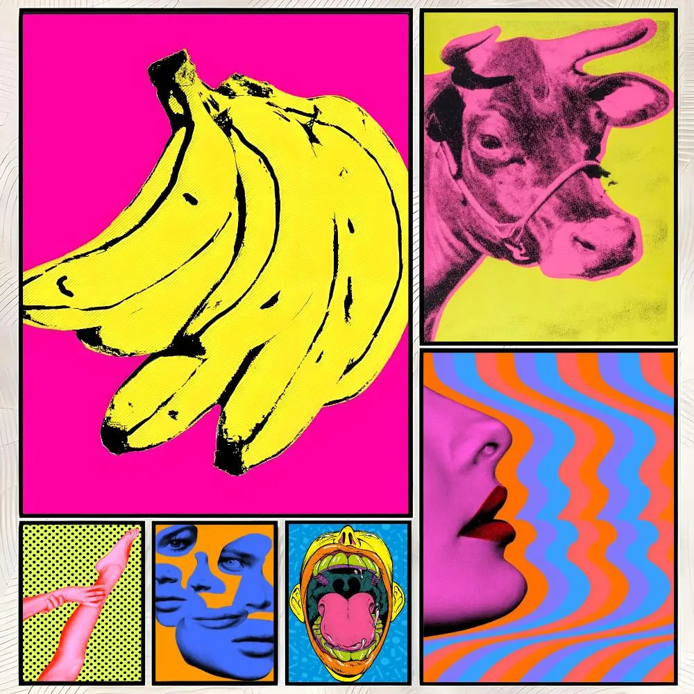 Andy Warhol Self-Stick HD Wall Art Poster – Waterproof Decor Wall Art Poster Axl