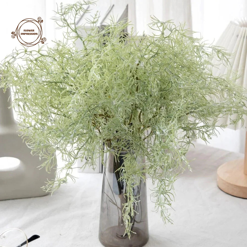 20 PCS UV Resistant Artificial Fern & Rosemary Stems | Fake Plants Artificial Plant Stems Axl