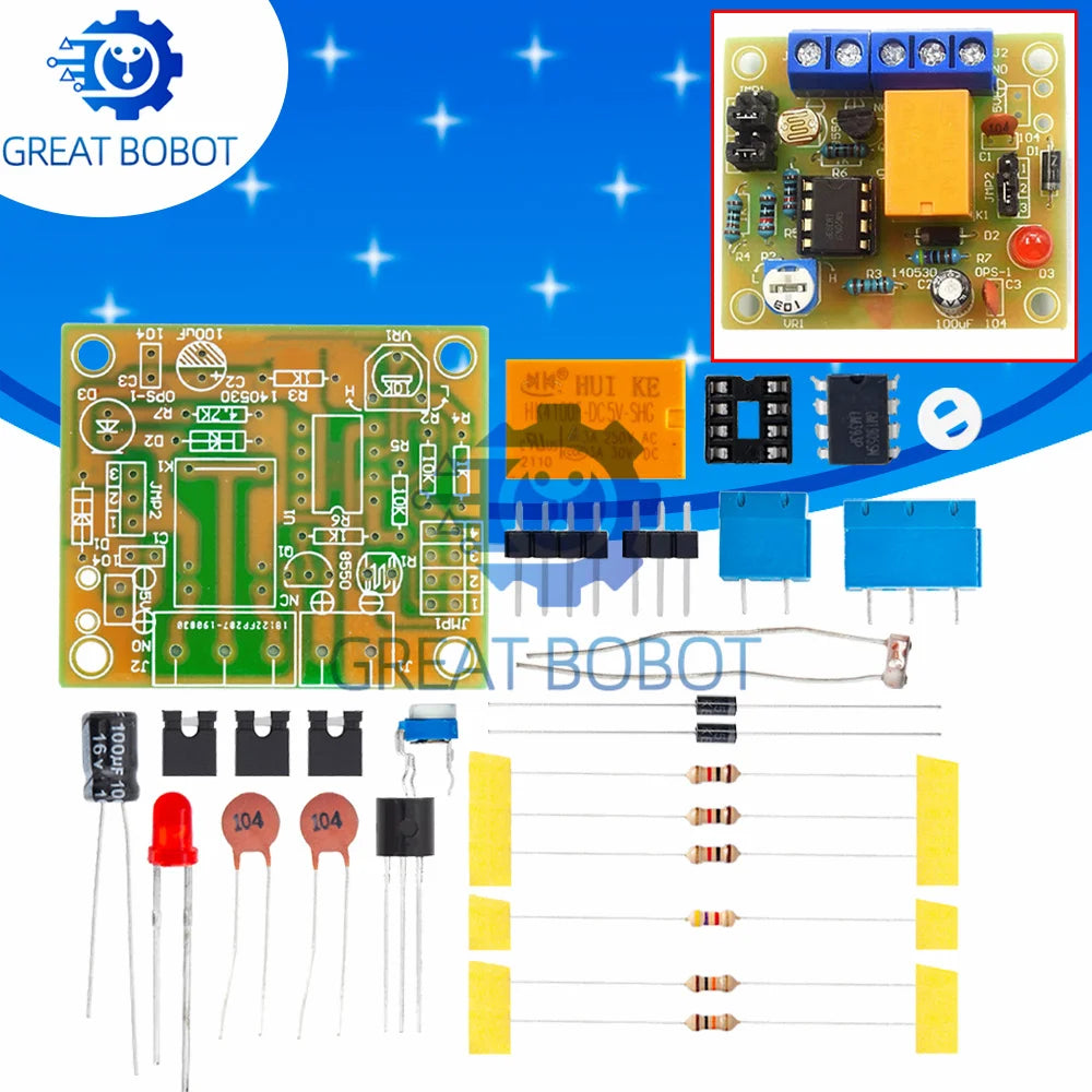 LM393 Light-Operated Switch DIY Kit – Photosensitive Module DIY Electronics Kit Axl Default Title