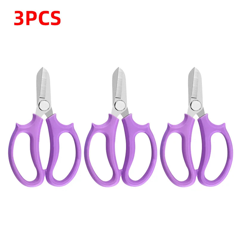 Professional Garden Pruning Shears – Flower & Fruit Scissors Garden Pruning Shears Axl Purple 3pcs