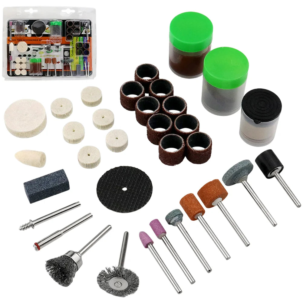 Rotary Tool Accessory Set – Sanding, Grinding & Polishing Kit Rotary Tool Accessory Kit Axl Colorful China Mainland