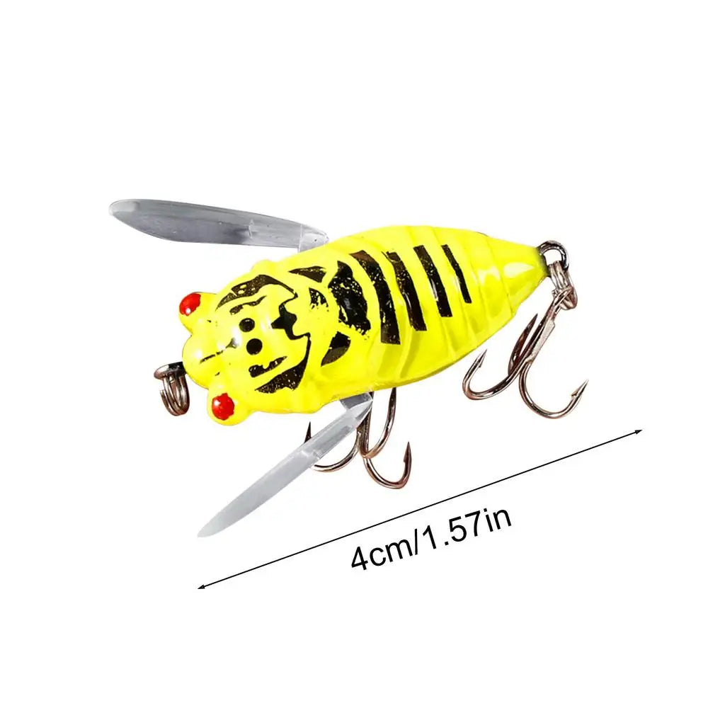 Cicada Topwater Fishing Lure – Hard Bait with Treble Hooks Topwater Fishing Lure Axl 2