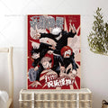 Jujutsu Kaisen Anime Poster – Self-Adhesive Waterproof Wall Art Anime Wall Poster Axl z3 50x70cm No Frame