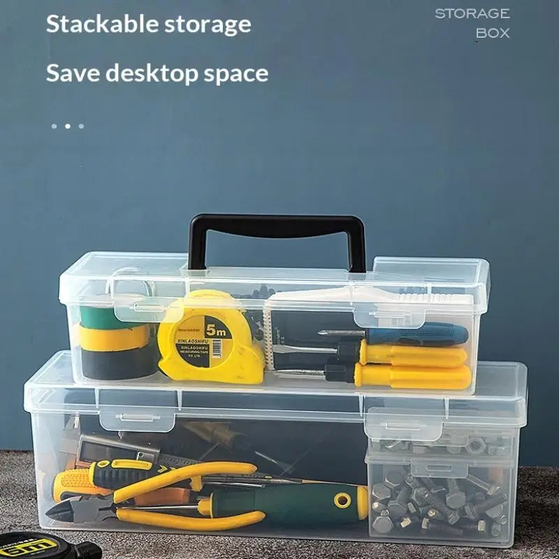 Multi-Compartment Tool Storage Box – Hardware & Screw Organizer Tool Parts Organizer Axl