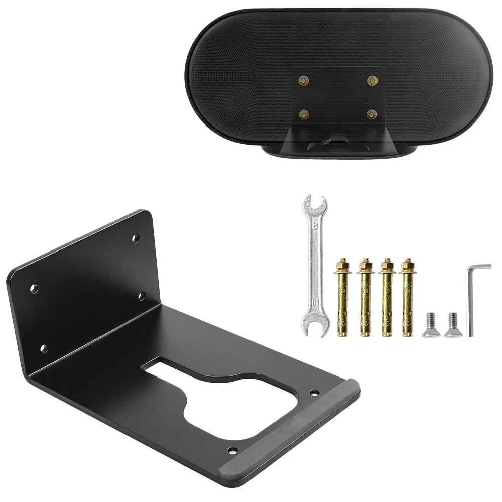 Wall Mount Bracket for Denon Home 600 Speaker – Black Metal Speaker Wall Mount Axl