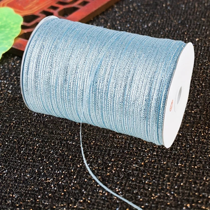 Shiny 1" Polyester Ribbon for Crafts, Sewing & Gift Wrapping Craft Ribbon Axl Blue 18.29 Meter
