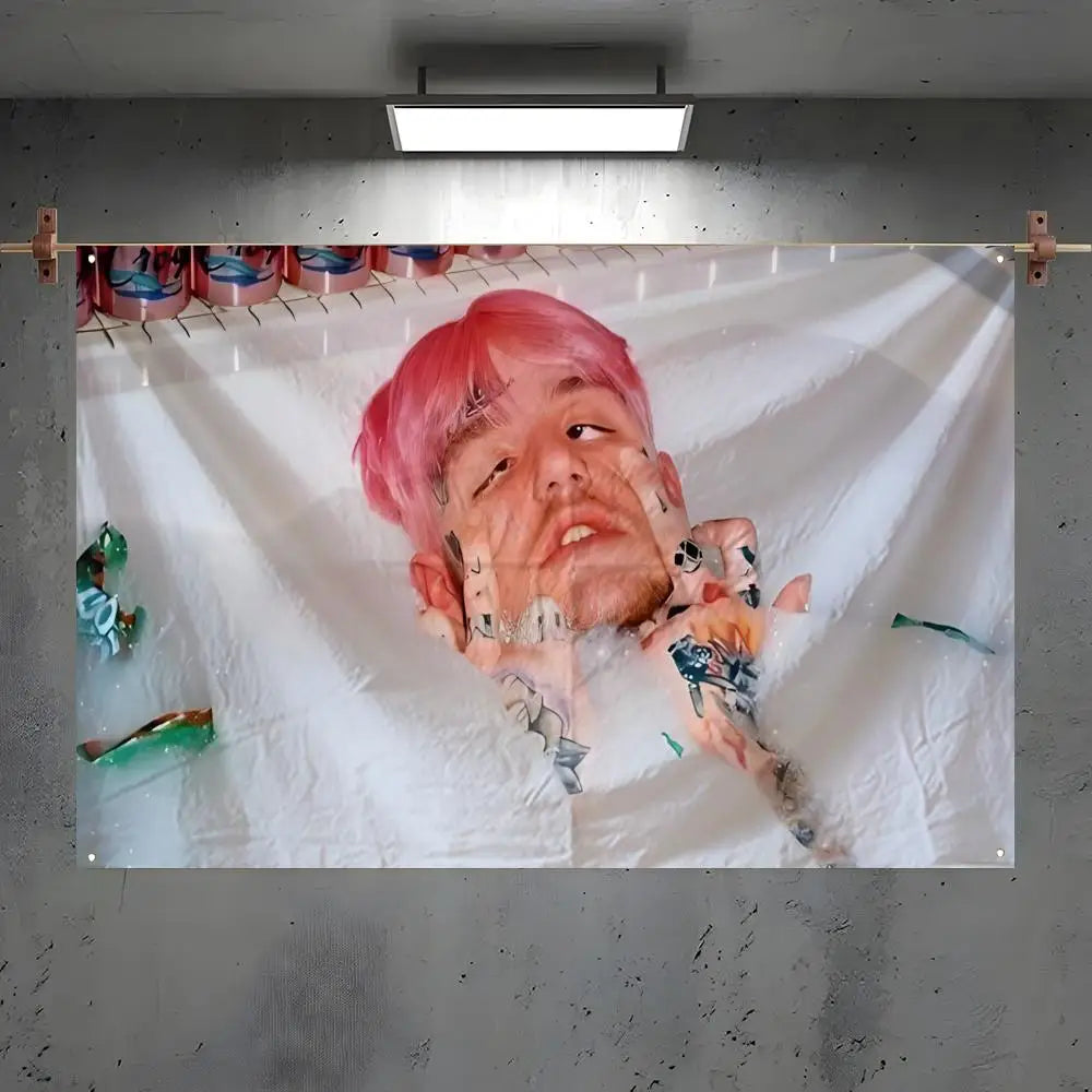 Will Smith Fan Flag – Indoor & Outdoor Wall Art Banner Decorative Wall Flag Axl White4 60x90cm
