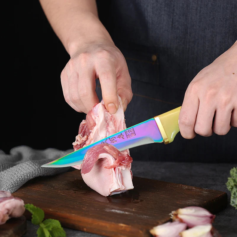 InLeung Stainless Steel Boning Knife – Forged Chef Kitchen Knife Kitchen Knife Axl