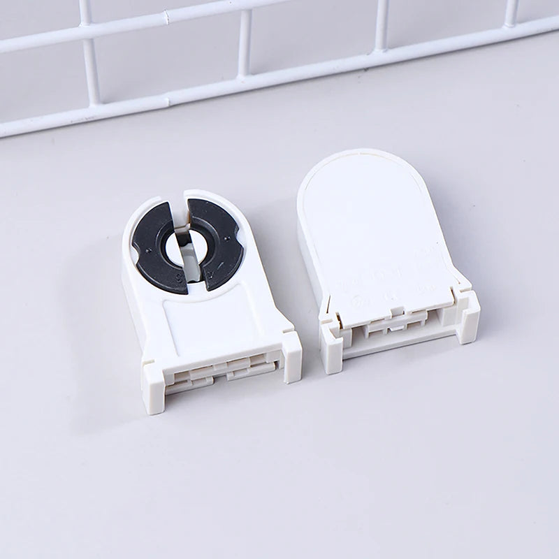 5-Pack T8/G13 Fluorescent Lamp Holders | Heat-Resistant ABS Fluorescent Lamp Holder Axl