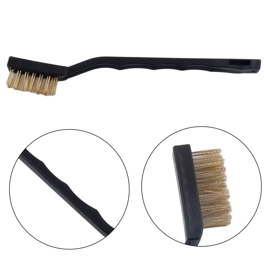 5-Piece Brass Wire Brush Set – Industrial Scrubbing & Cleaning Wire Brush Set Axl