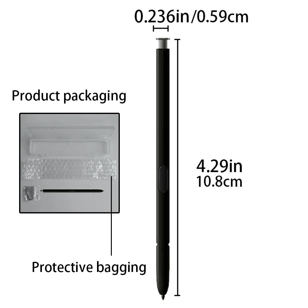 S Pen Stylus + Nibs + Clear Case Kit – Samsung Galaxy S24 Ultra Phone Stylus Kit Axl