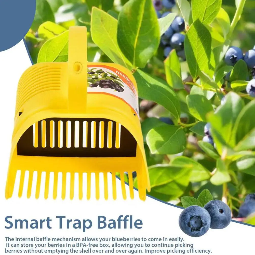 Blueberry Picker Rake – Lightweight Fruit Harvester Scoop Tool Fruit Picker Tool Axl