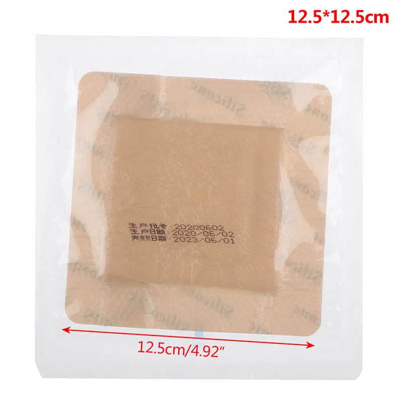 Silicone Gel Adhesive Wound Dressing Bandage – 5 Sizes Wound Dressing Bandage Axl 12.5x12.5cm