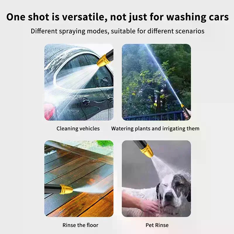 High Pressure Water Spray Gun – Multi-Mode Garden Hose Sprayer Garden Hose Spray Gun Axl