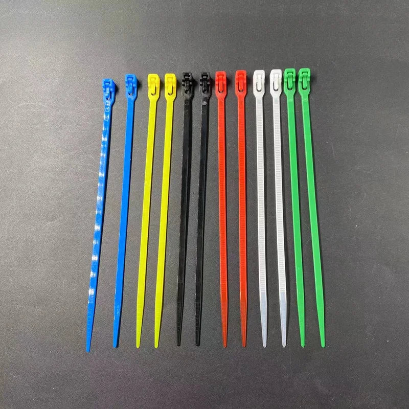 300-Pack Colored Nylon Zip Ties – Self-Locking Cable Ties Nylon Zip Ties Axl