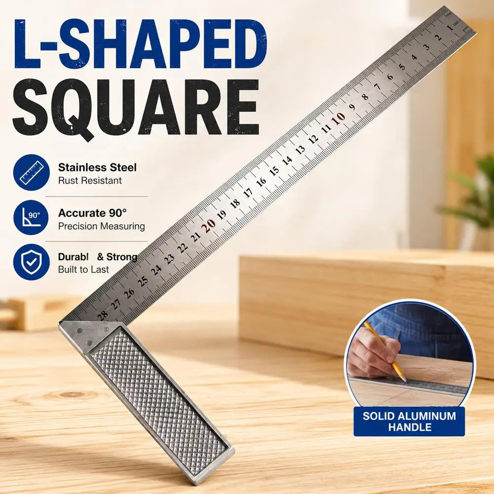Aluminum Alloy Combination Square Ruler | Woodworking Angle Tool Combination Square Ruler Axl