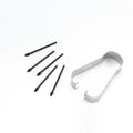Samsung Galaxy Tab S Pen Replacement Tips 5-Pack + Removal Clip Stylus Pen Nibs Axl Black