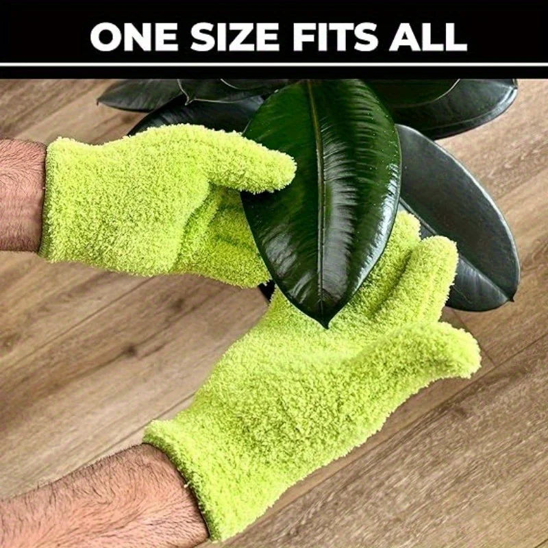 Microfiber Dusting Gloves – Stretchable Breathable Cleaning Mitts Microfiber Dusting Gloves Axl