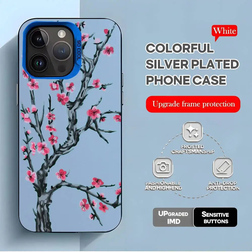Vaporwave Arizona Tea iPhone Case | Anti-Scratch Plating Cover iPhone Phone Case Axl