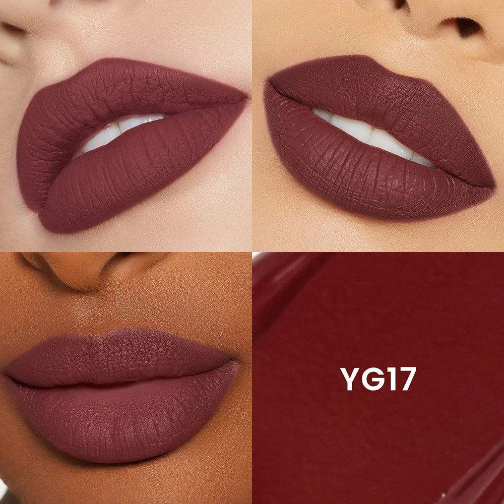 Vegan Matte Liquid Lipstick & Lip Gloss – Dual Texture Nude