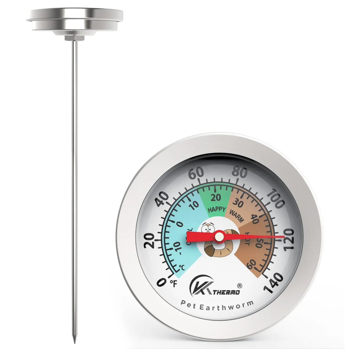 Soil Thermometer 20cm Stainless Steel Probe – Garden & Compost Soil Thermometer Axl waterproof