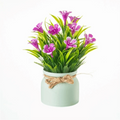 Mini Artificial Potted Flower Bonsai | Fake Plant Table Decor Artificial Potted Plant Axl I