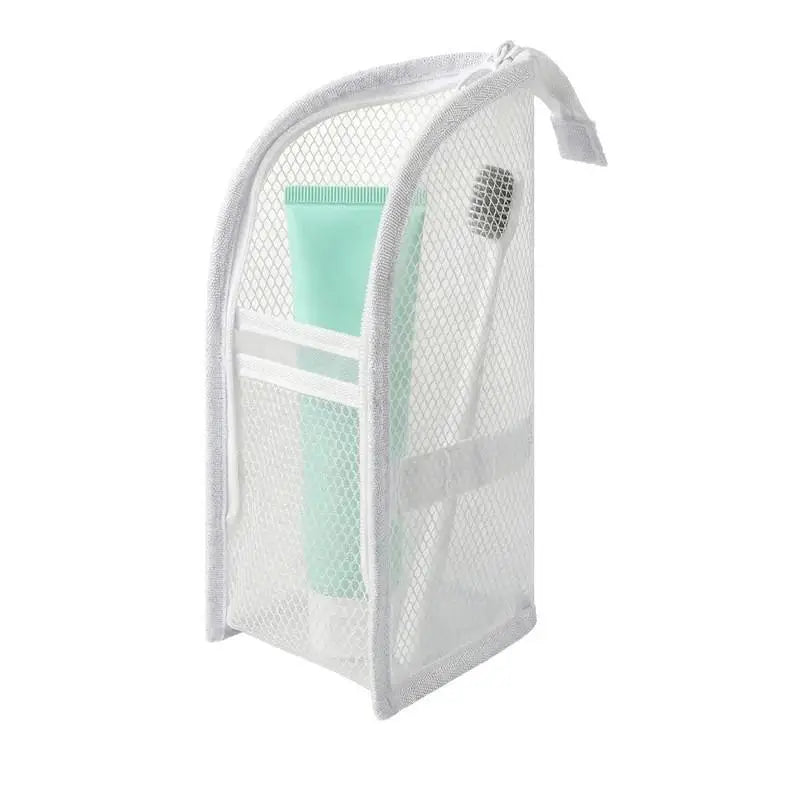 Breathable Mesh Travel Toiletry Bag | Stand-Up Multi-Pocket Travel Toiletry Bag Axl