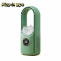 6-Speed Bladeless Mist Fan – Silent Portable Desktop Cooler Desktop Mist Fan Axl Green