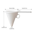 Adjustable Cream Funnel Batter Dispenser for Cakes & Chocolate Baking Dispenser Funnel Axl White