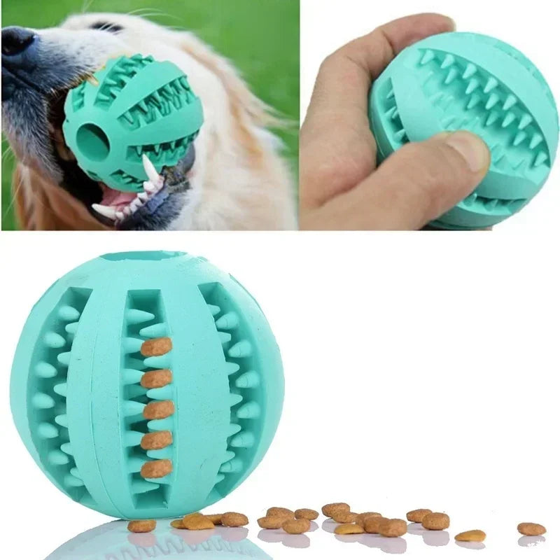 Silicone Dog Chew Ball – Interactive Puppy Teething Toy Dog Chew Toy Axl