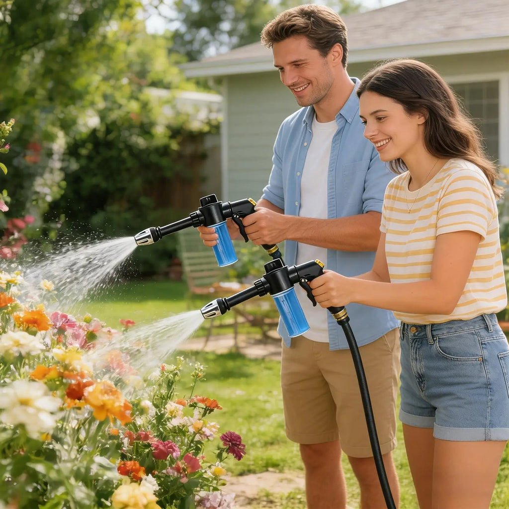 Adjustable Foam Sprayer with Rotating Nozzle – Car & Garden Foam Cannon Sprayer Axl