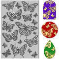 Butterfly Polymer Clay Texture Sheet – Rubber Stamp Mat for DIY Clay Texture Mat Axl AECH04-19475