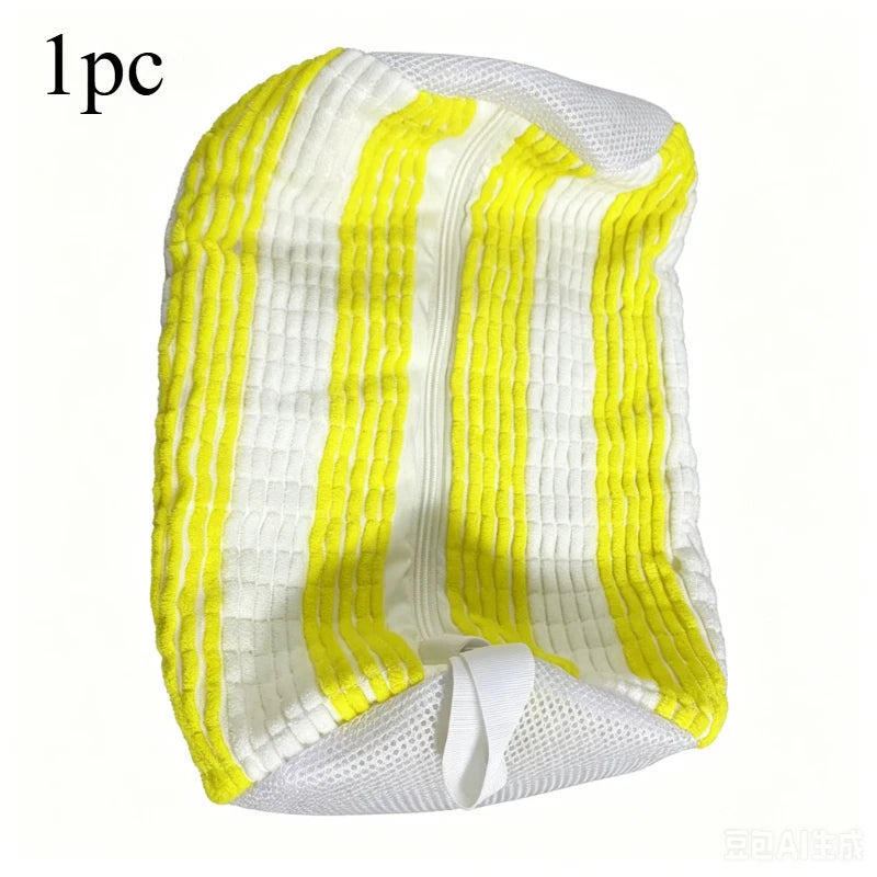 Machine Washable Shoe Laundry Bag – Polyester 1-3 Pack Shoe Laundry Bag Axl Yellow White-1pc