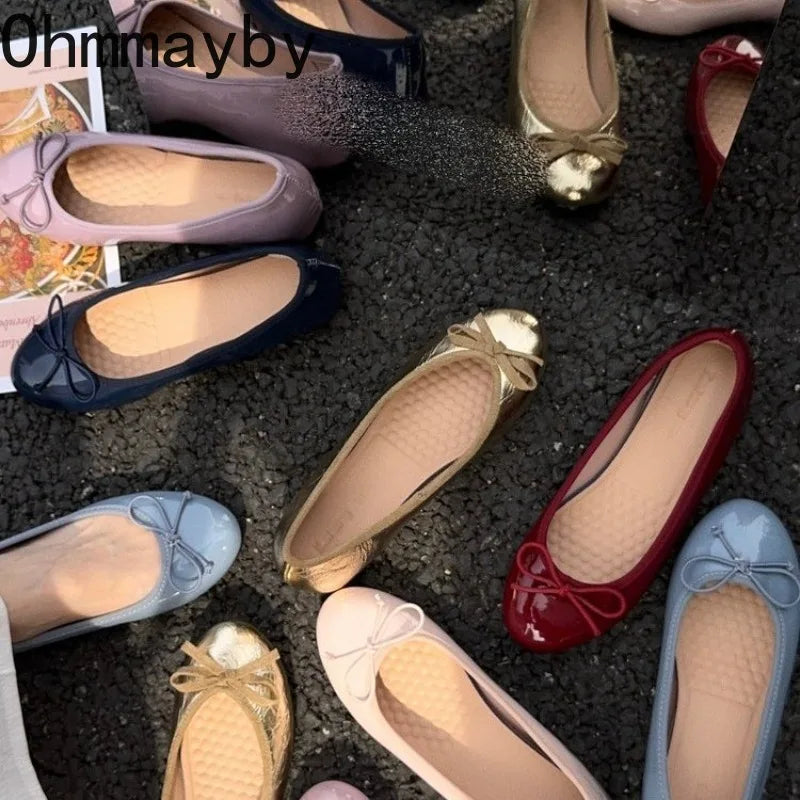 Women's Mary Jane Ballet Flats – Soft Slip-On Dress Shoes Ballet Flats Axl