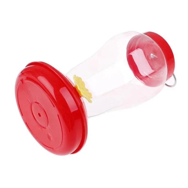 Clear Hanging Hummingbird Feeder with Iron Hook – 480ml Hummingbird Feeder Axl