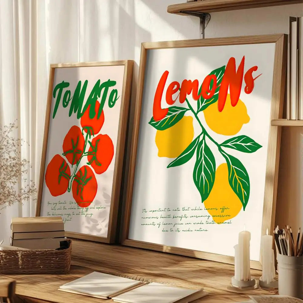 Retro Italian Cocktail Poster – Minimalist Wall Art Sticker Wall Art Sticker Axl