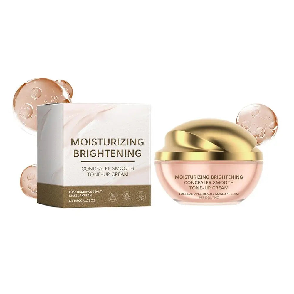 Moisturizing Tone-Up Concealer Cream | Pore Minimizing Primer Makeup Primer Cream Axl army green