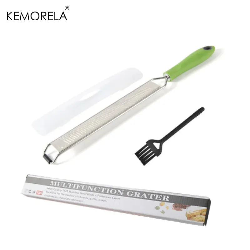 Stainless Steel Wire Cheese Grater – Anti-Slip Handle Kitchen Grater Axl Green