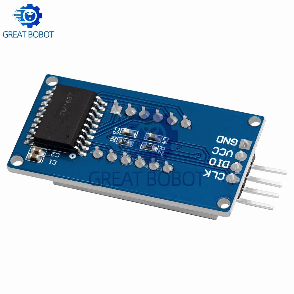 TM1637 4-Digit 7-Segment LED Display Module for Arduino LED Display Module Axl